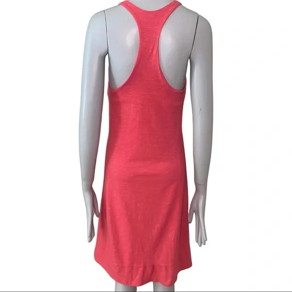 HORNY TOAD Seahorse Racerback Casual Knit Dress Bright Pink Fuchsia Sporty - Picture 10 of 14